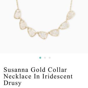 Kendra Scott Susanna gold collar necklace